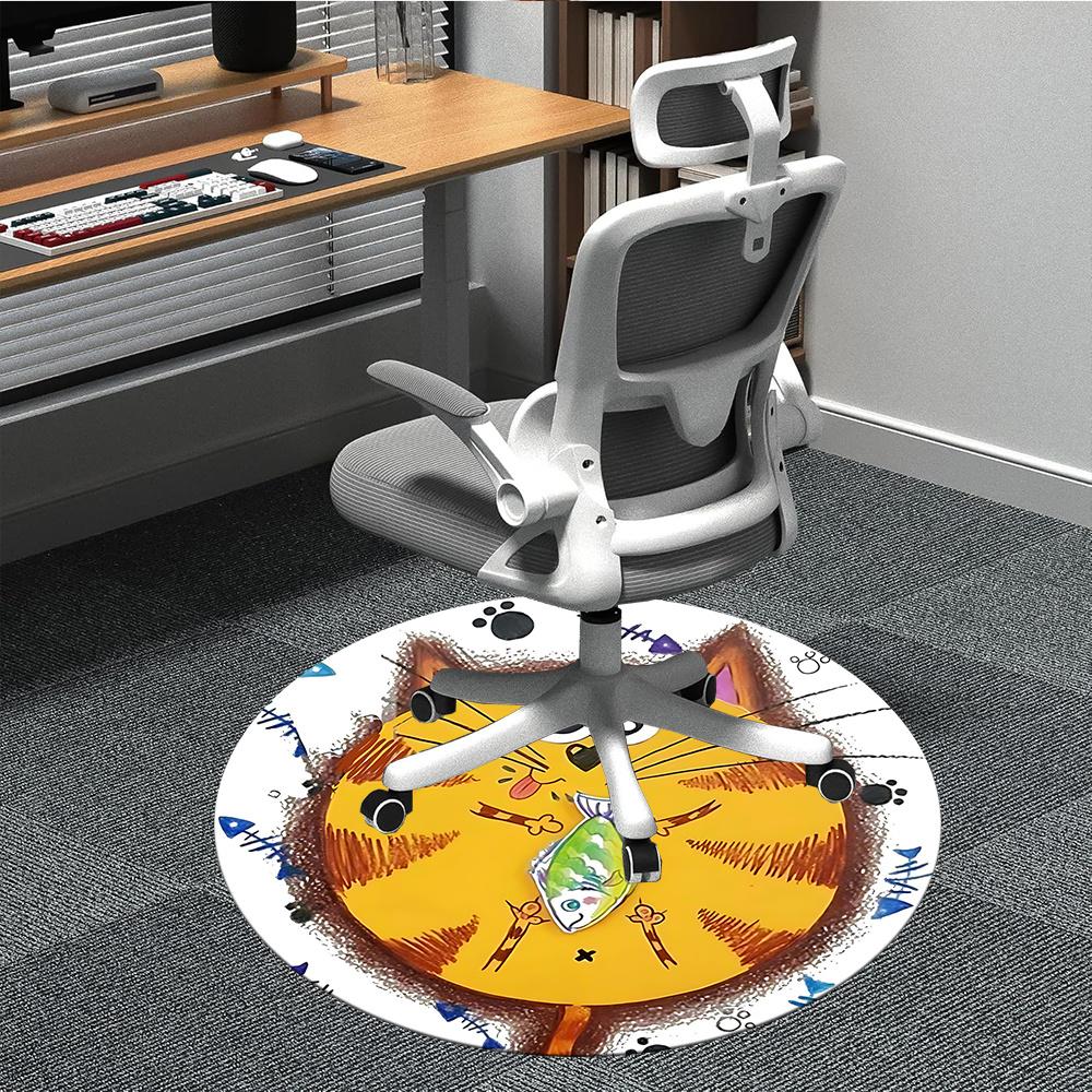 1pc Cat Fish Office Round Area Rug, Indoor Mat Suitable ForOffice, Under Office Chairs Bedroom Living Room Home Decor, Room Decot224 80cm by 80cm
1pc Cat Fish Office Round Area Rug, Indoor Mat Suitable ForOffice, Under Office Chairs Bedroom Living Room Home Decor, Room Decot224 80cm by 80cm