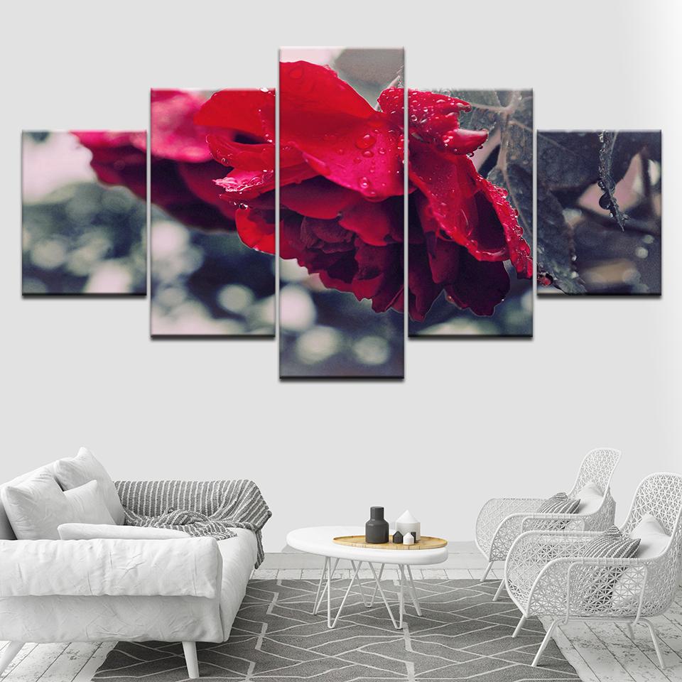 Red flowers gray background 5 Piece HD Wallpapers Art Canvas Print modern Poster Modular art painting for living room Home Decor 20x35 20x45 20x55cm
Red flowers gray background 5 Piece HD Wallpapers Art Canvas Print modern Poster Modular art painting for living room Home Decor 20x35 20x45 20x55cm