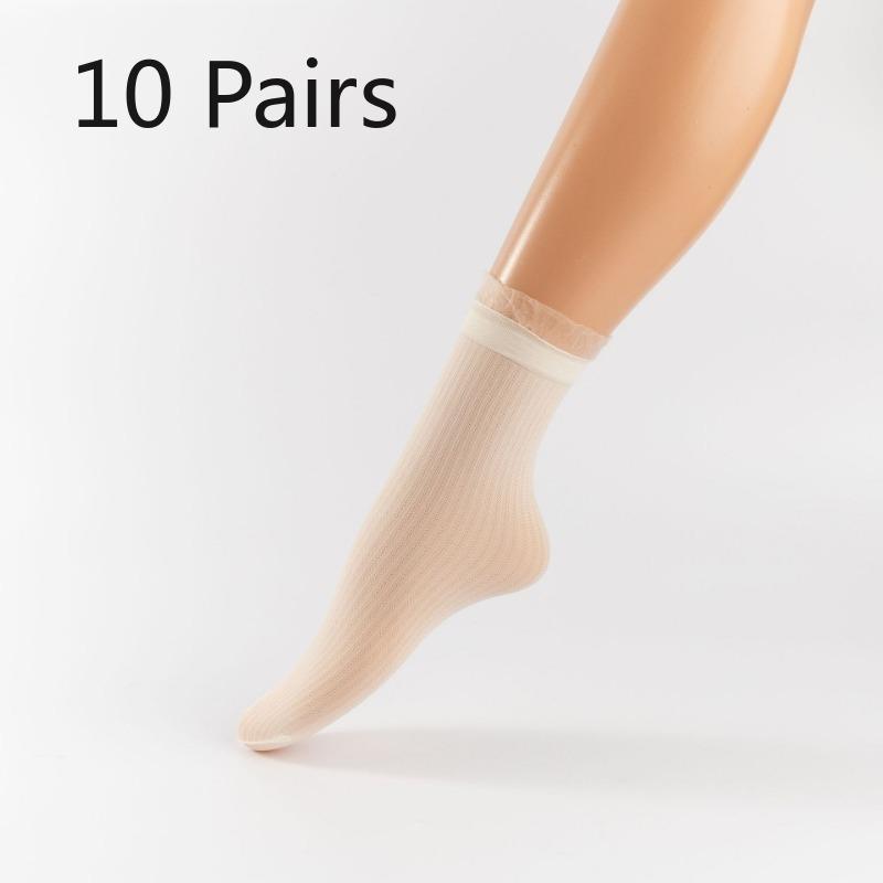 10 пар кремовых носков из сетки с кружевом в горошек для женского лета, тонкие носки до середины икры с черной отделкой по краю 10 pairs
10 пар кремовых носков из сетки с кружевом в горошек для женского лета, тонкие носки до середины икры с черной отделкой по краю 10 pairs