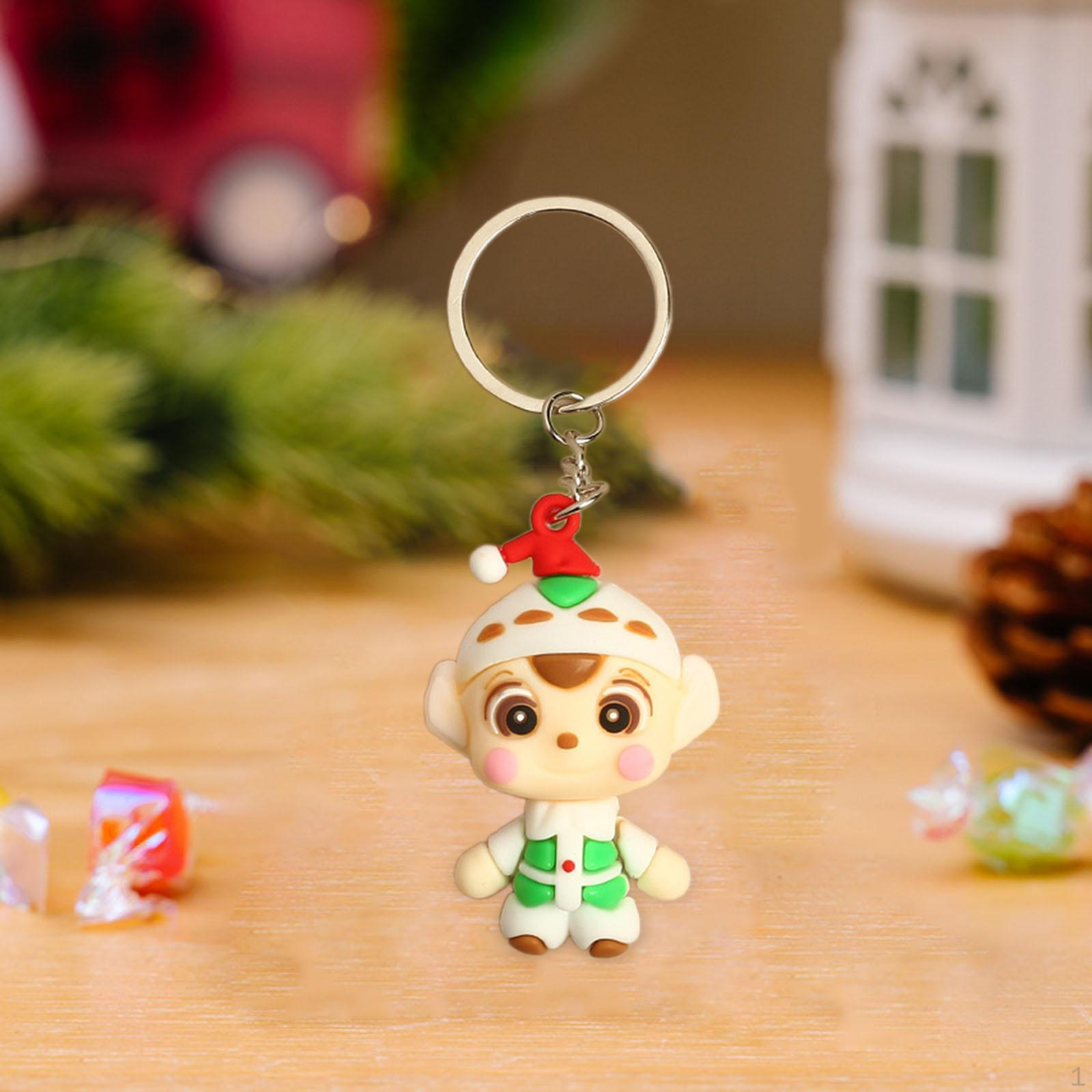 Christmas Keychain Cartoon Handbag Decoration Backpack Charm for Women Men Xmas 3.6x5.2cm
Christmas Keychain Cartoon Handbag Decoration Backpack Charm for Women Men Xmas 3.6x5.2cm
