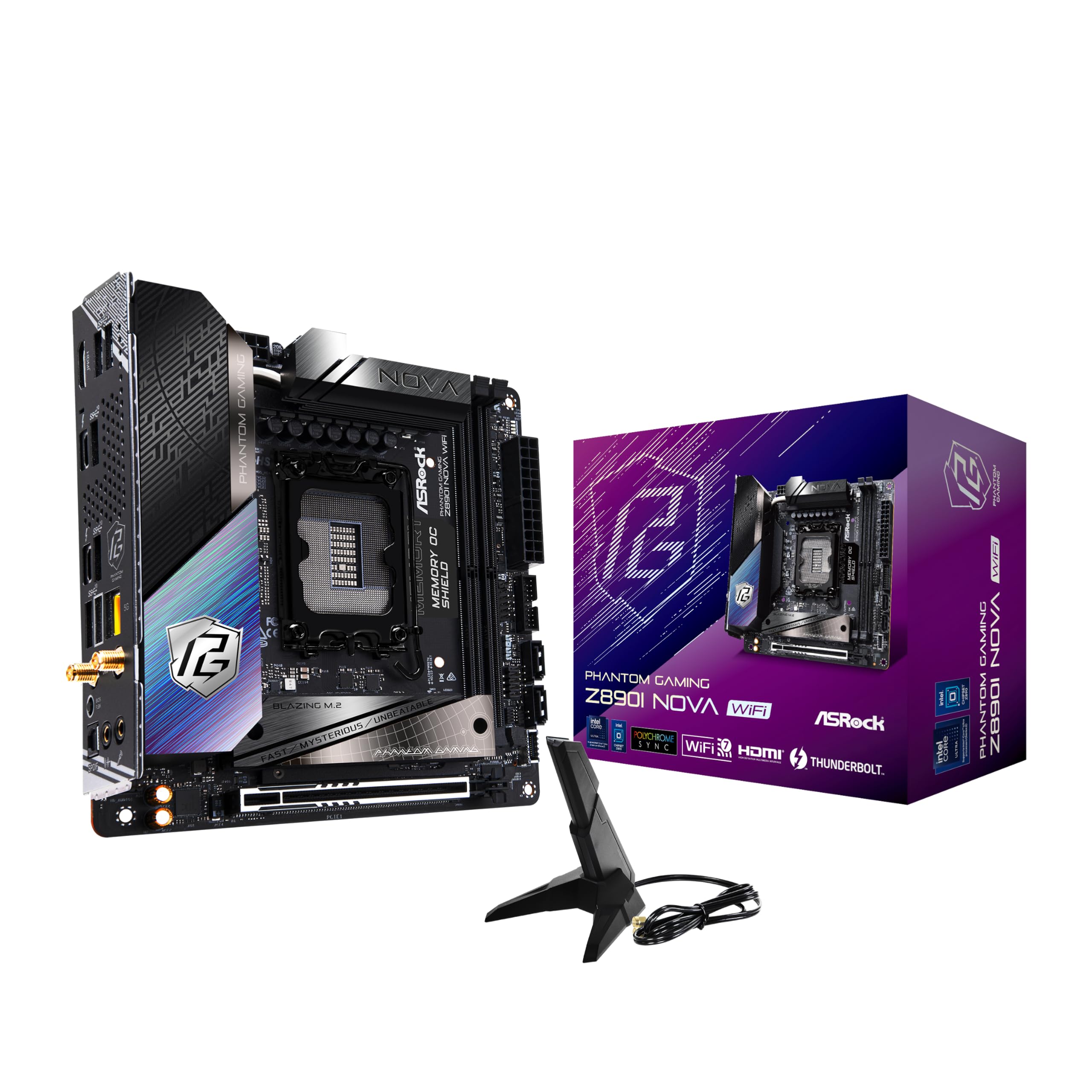 Материнська плата ASRock Z890I Nova WiFi Intel CPU Core Ultra Compatible Z890 Chipset DDR5 Материнська плата Авторизований дистриб’ютор (LGA1851) Mini-ITX [Вітчизняні
Материнська плата ASRock Z890I Nova WiFi Intel CPU Core Ultra Compatible Z890 Chipset DDR5 Материнська плата Авторизований дистриб’ютор (LGA1851) Mini-ITX [Вітчизняні