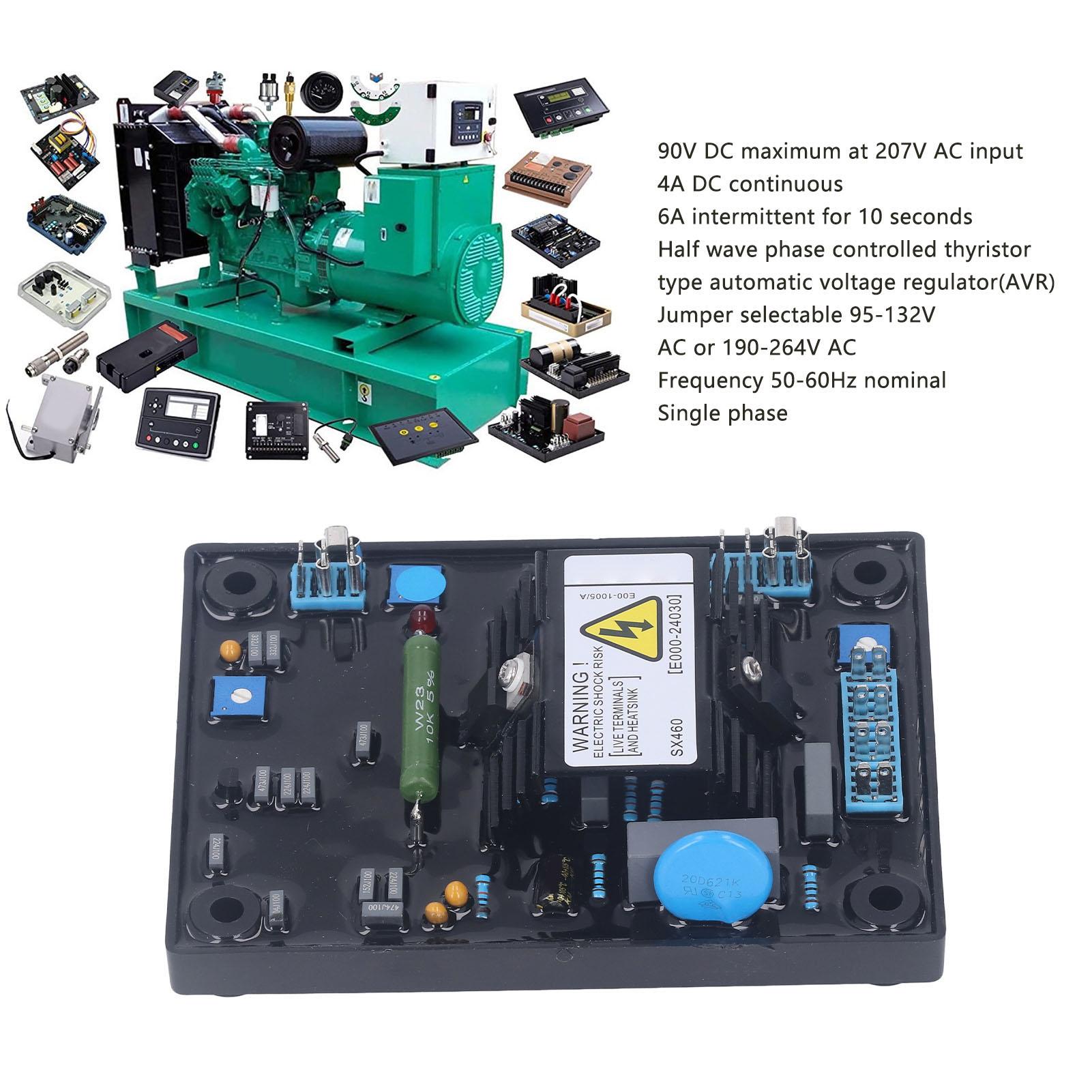 Автоматичний регулятор напруги AVR 95‑132V 190‑264V AC Input 1 Phase for Brushless Motor 8KW
Автоматичний регулятор напруги AVR 95‑132V 190‑264V AC Input 1 Phase for Brushless Motor 8KW