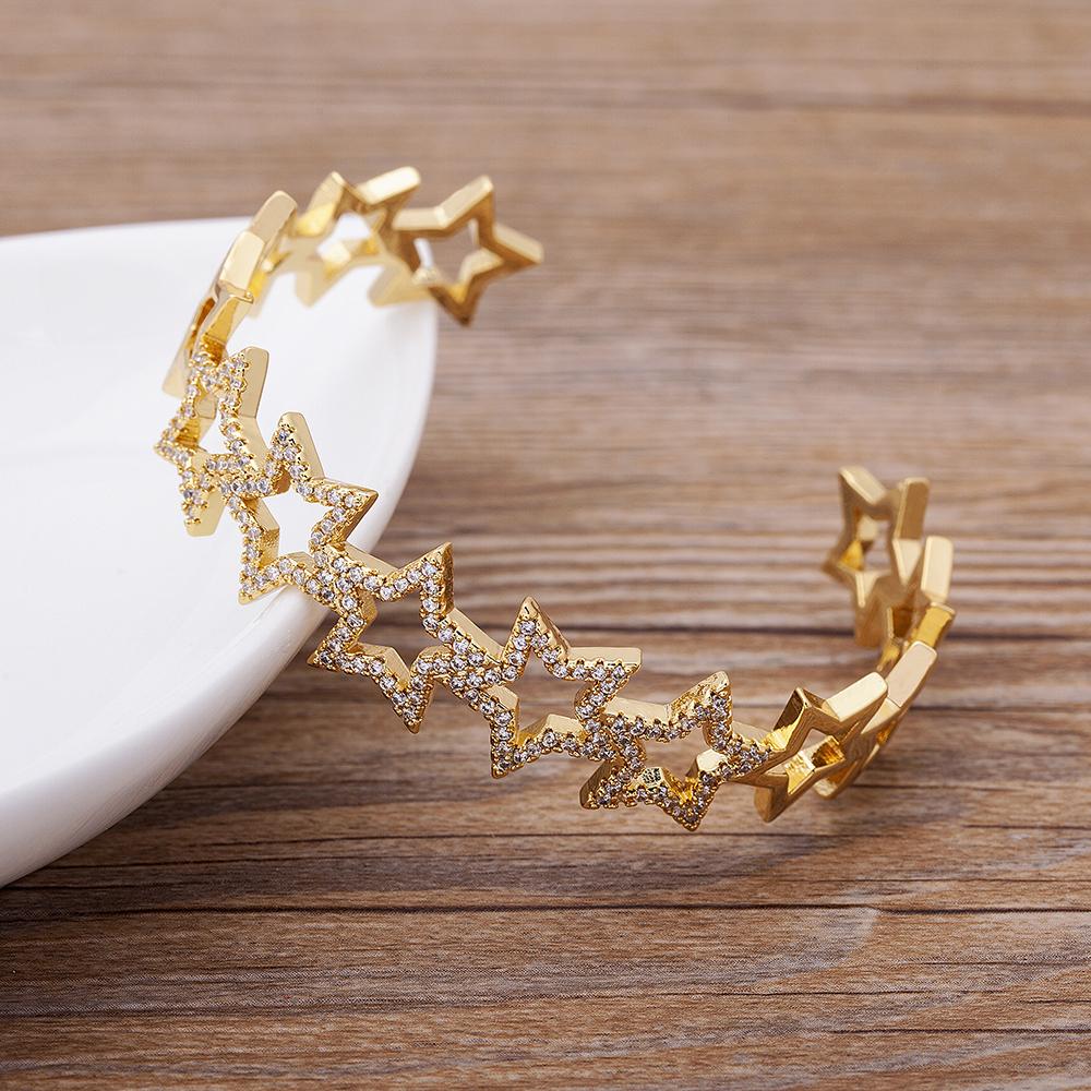AIBEF New 8 Styles Punk Copper Zircon Bracelet for Women Crystal Open Cuff Bangles Accessories Jewelry Gift Dropshipping 56-58mm
AIBEF New 8 Styles Punk Copper Zircon Bracelet for Women Crystal Open Cuff Bangles Accessories Jewelry Gift Dropshipping 56-58mm
