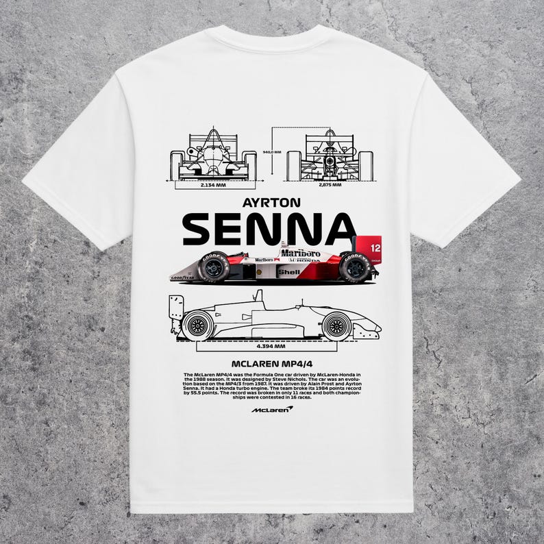 Футболка з технічним кресленням Ayrton Senna McLaren MP4/4 1988, Унісекс Оверсайз вуличний одяг, Подарунок для фаната Формули-1 XXXL чорний
Футболка з технічним кресленням Ayrton Senna McLaren MP4/4 1988, Унісекс Оверсайз вуличний одяг, Подарунок для фаната Формули-1 XXXL чорний