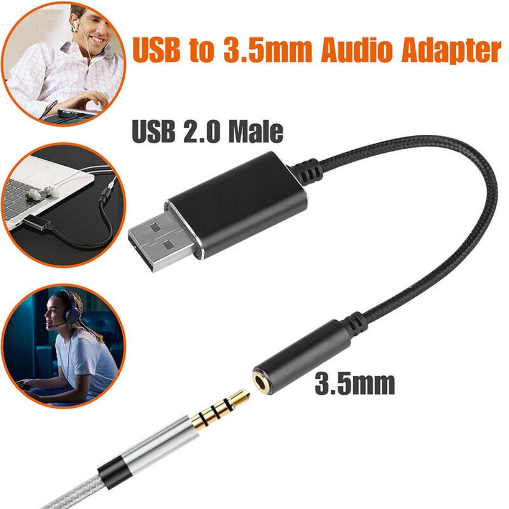 Headphone Microphone 3.5mm Base 4-Core Audio Adapter Computer Sound Card Usb Sound Card Jack Cable
Headphone Microphone 3.5mm Base 4-Core Audio Adapter Computer Sound Card Usb Sound Card Jack Cable