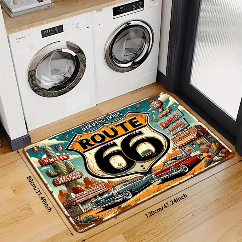 Vintage Racing Car Theme Print Non-Slip Floor Mat Washable Decorative Area Rug for Indoor Outdoor Balcony Laundry Room 40x60cm
Vintage Racing Car Theme Print Non-Slip Floor Mat Washable Decorative Area Rug for Indoor Outdoor Balcony Laundry Room 40x60cm