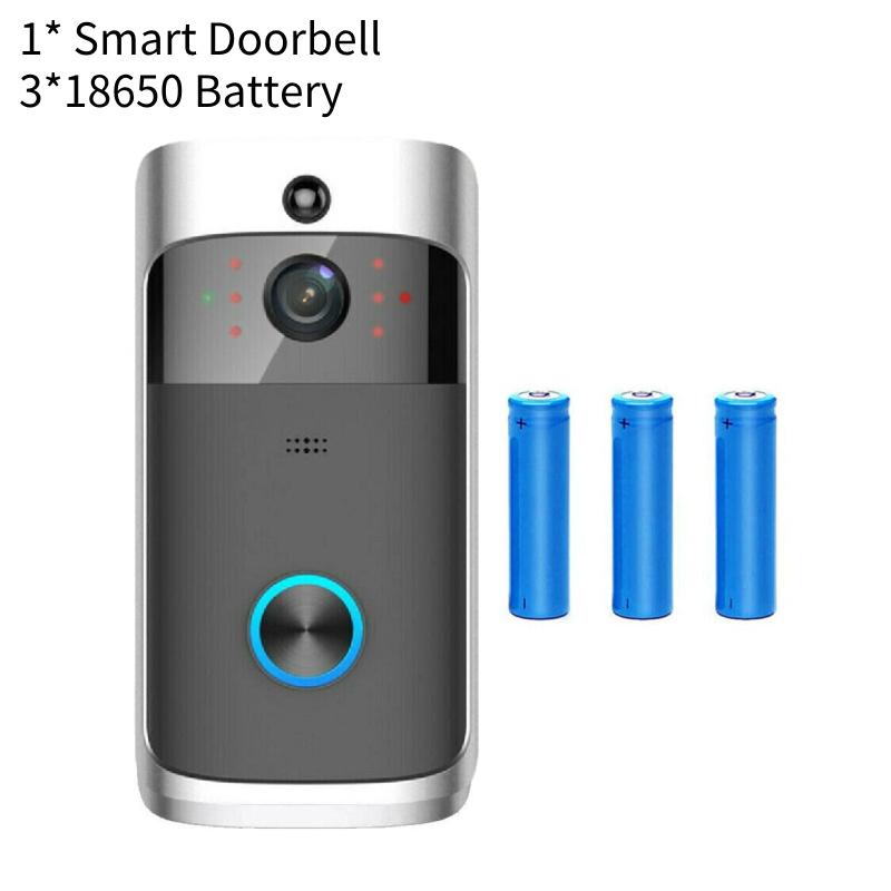 Wireless Visual Smart Doorbell With Voice Intercom And Remote Wifi Functionality For Home Security Silver Black
Wireless Visual Smart Doorbell With Voice Intercom And Remote Wifi Functionality For Home Security Silver Black