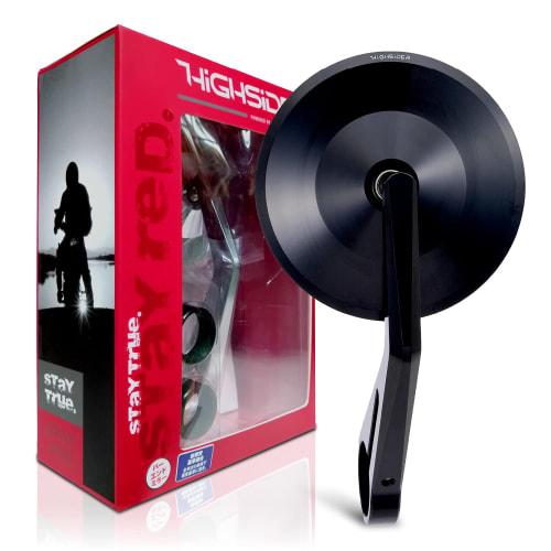 Daytona HIGHSIDER Motorcycle Bar End Mirror, 1 on each side, Conforms to new safety standards, ECE Standards Clear, Montana Black 17883
Daytona HIGHSIDER Motorcycle Bar End Mirror, 1 on each side, Conforms to new safety standards, ECE Standards Clear, Montana Black 17883
