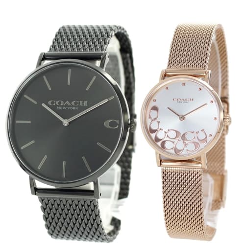 Coach Watches, Pair Watches, with Shopper Storage Box, Stainless Steel, Men s and Women s, 1460214814503857-sp
Coach Watches, Pair Watches, with Shopper Storage Box, Stainless Steel, Men s and Women s, 1460214814503857-sp
