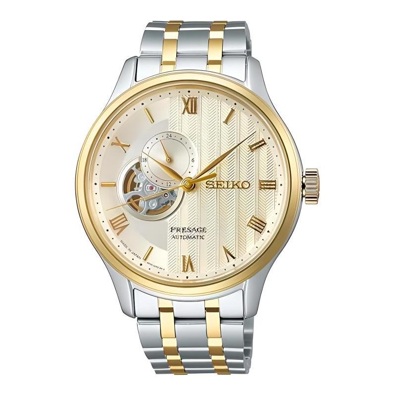 SEIKO Daily Waterproof Automatic/Manual Mechanical Movement Steel Strap 48.4mm Men s Watch Gold Dial SARY238 синій
SEIKO Daily Waterproof Automatic/Manual Mechanical Movement Steel Strap 48.4mm Men s Watch Gold Dial SARY238 синій