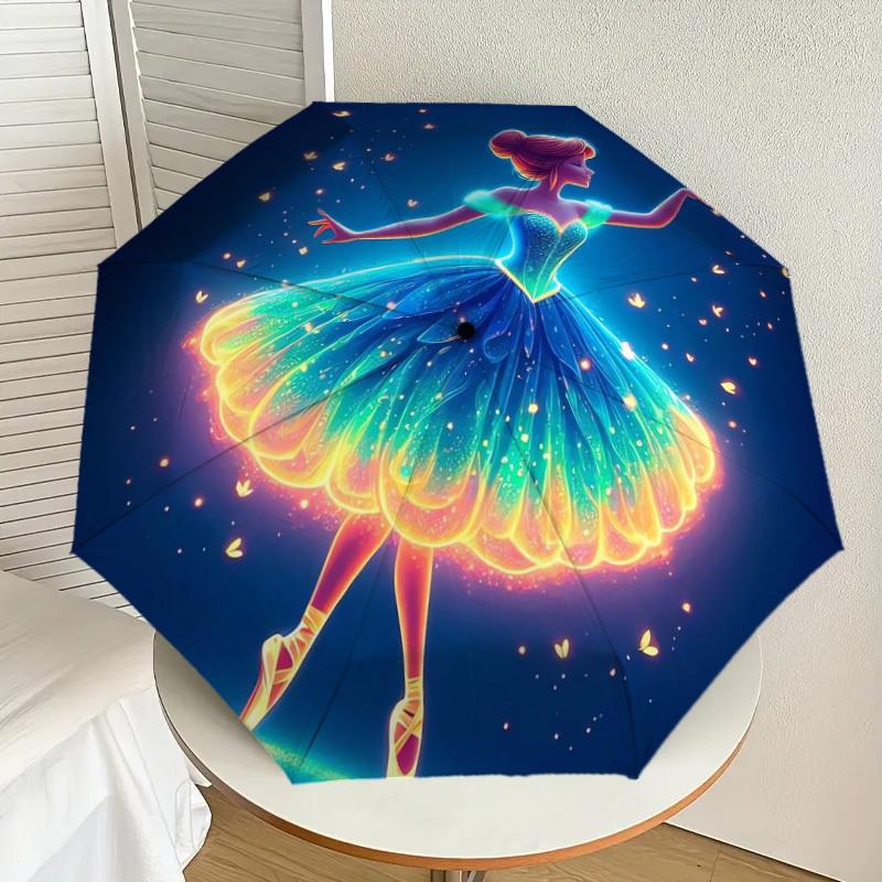 1pc Enchanted Ballerina in Neon Lights Umbrella with Plastic Handle,Suitable for All Seasons Home Travel Outdoor UmbrellaDD065
1pc Enchanted Ballerina in Neon Lights Umbrella with Plastic Handle,Suitable for All Seasons Home Travel Outdoor UmbrellaDD065