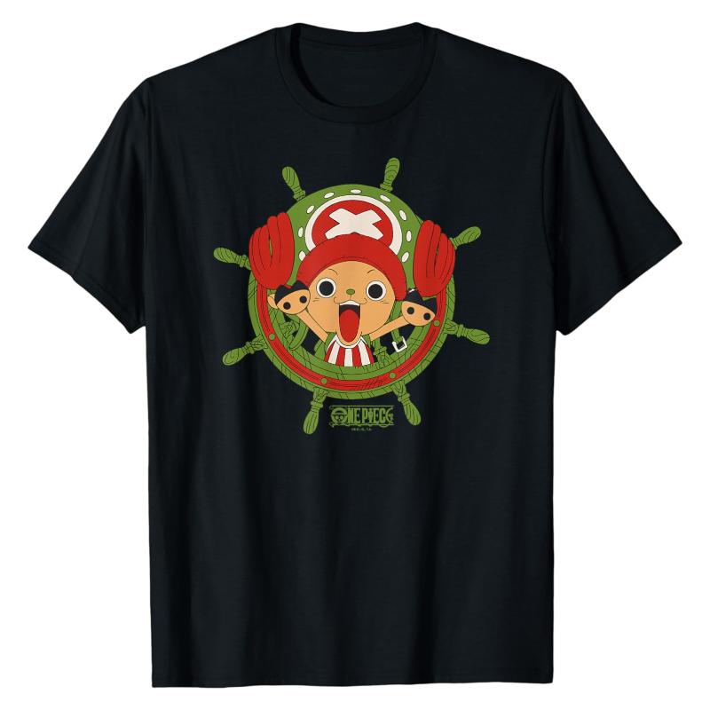 Chopper Ship Wheel One Piece TShirt Cute Harajuku Graphic Print Pure Cotton Crew Neck Casual Fashion Street Tops S
Chopper Ship Wheel One Piece TShirt Cute Harajuku Graphic Print Pure Cotton Crew Neck Casual Fashion Street Tops S