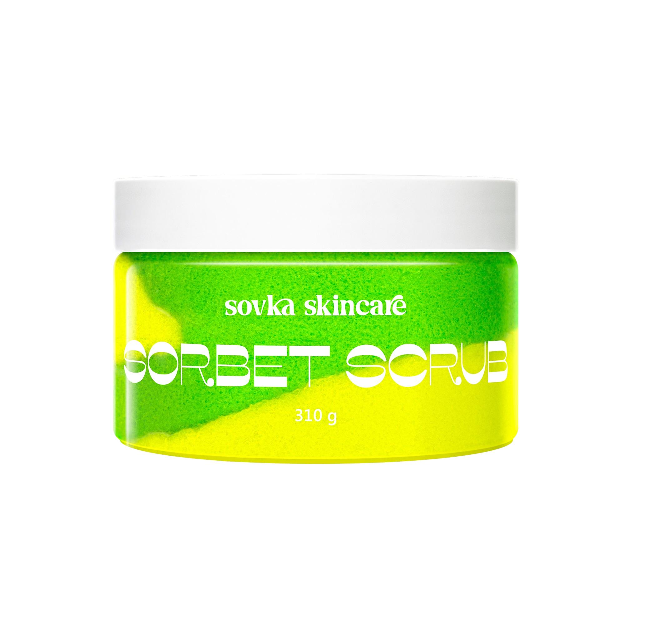 Скраб для тіла Sorbet Scrub Apple&Lime Sovka Skincare 310 г
Скраб для тіла Sorbet Scrub Apple&Lime Sovka Skincare 310 г