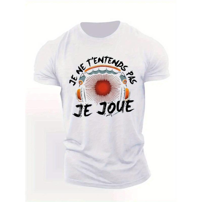 European sizes Fun French Men s Short Sleeve T-shirt Summer T-shirt Top 4XL білий
European sizes Fun French Men s Short Sleeve T-shirt Summer T-shirt Top 4XL білий