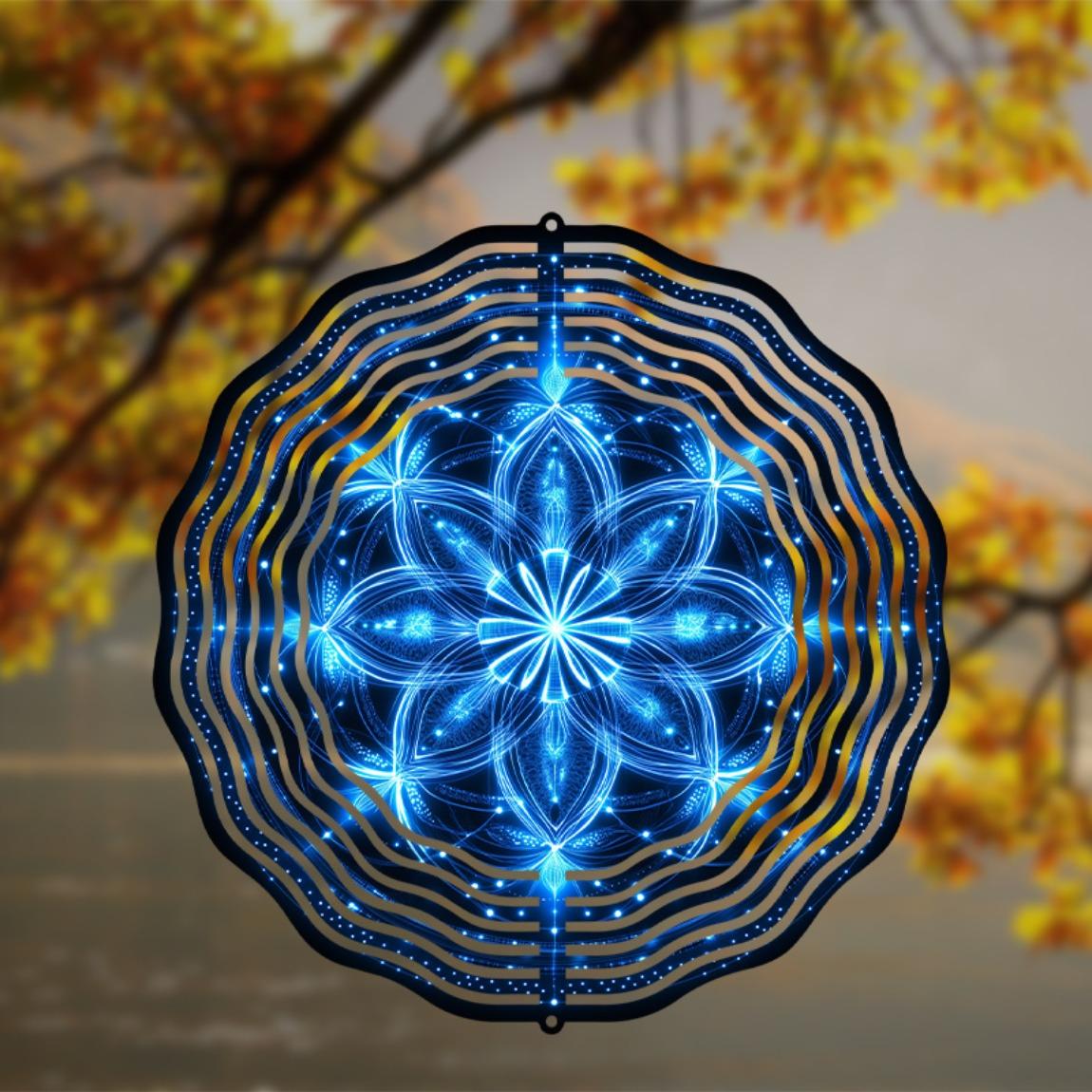 Rustic Farmhouse Metal Mandala Wind Chime – Handcrafted Outdoor Garden Decor with Rotating Hook, Weather-Resistant Patio Art for Yard 01A
Rustic Farmhouse Metal Mandala Wind Chime – Handcrafted Outdoor Garden Decor with Rotating Hook, Weather-Resistant Patio Art for Yard 01A