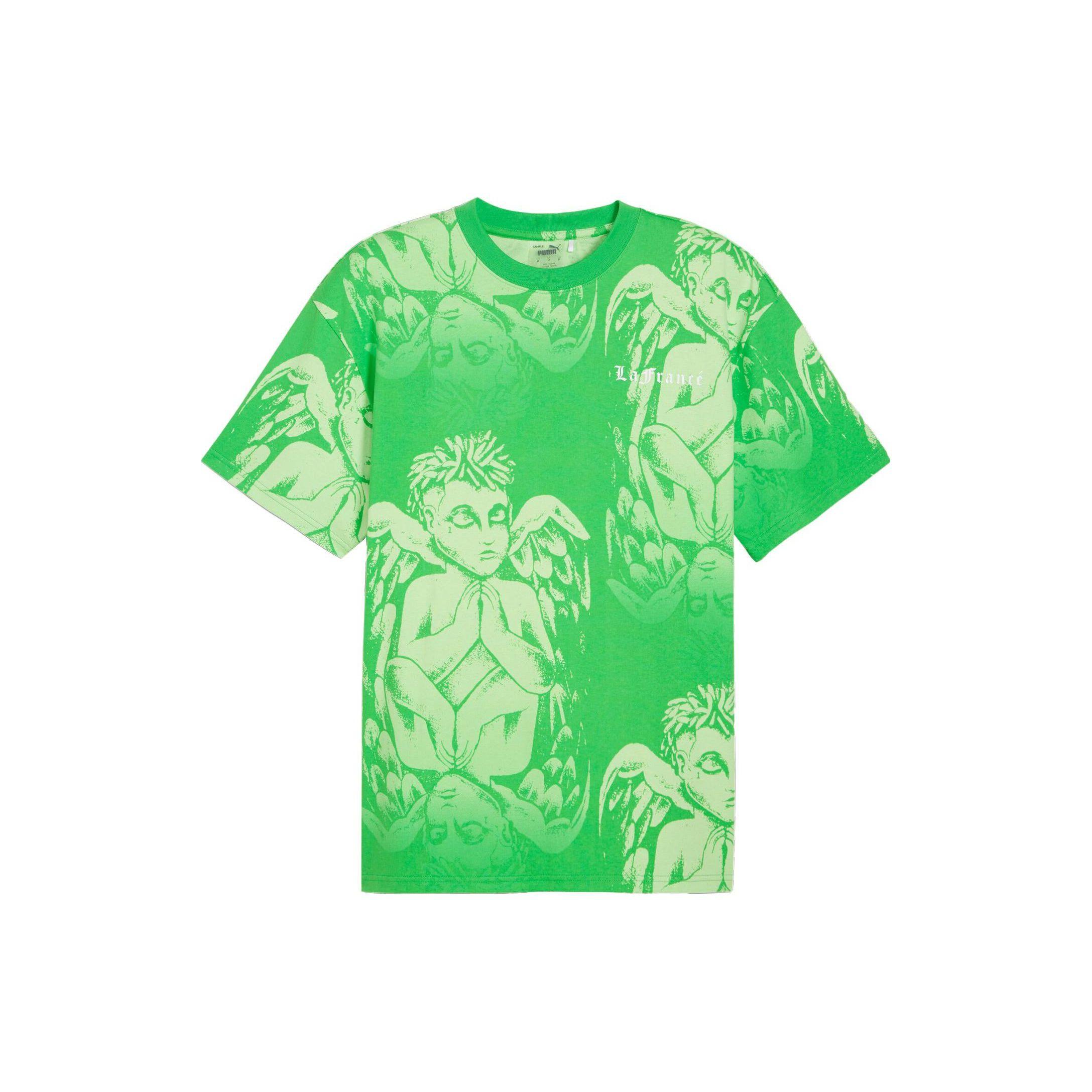 Puma Hoops X Lafrance Aop Ss Tee Full Print Sports Casual Crew Neck Short Sleeve T-Shirt Men Tops Green 622831-01 L
Puma Hoops X Lafrance Aop Ss Tee Full Print Sports Casual Crew Neck Short Sleeve T-Shirt Men Tops Green 622831-01 L