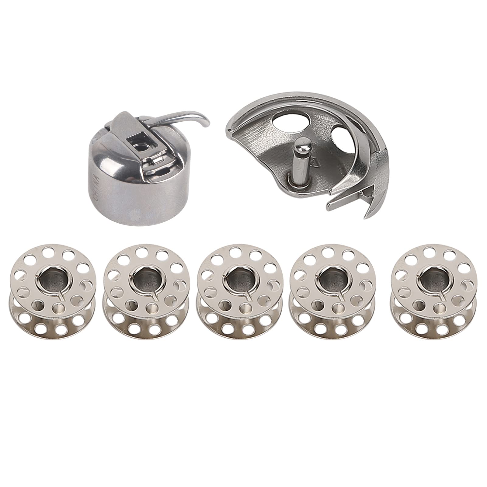 VGEBY Complete Kit Home Sewing Machine Parts Easy Installation Sewing Machine Bobbin Shuttle Hook 1 X Shuttle Hook 1 X Bobbin Case 5 x Bobbin
VGEBY Complete Kit Home Sewing Machine Parts Easy Installation Sewing Machine Bobbin Shuttle Hook 1 X Shuttle Hook 1 X Bobbin Case 5 x Bobbin