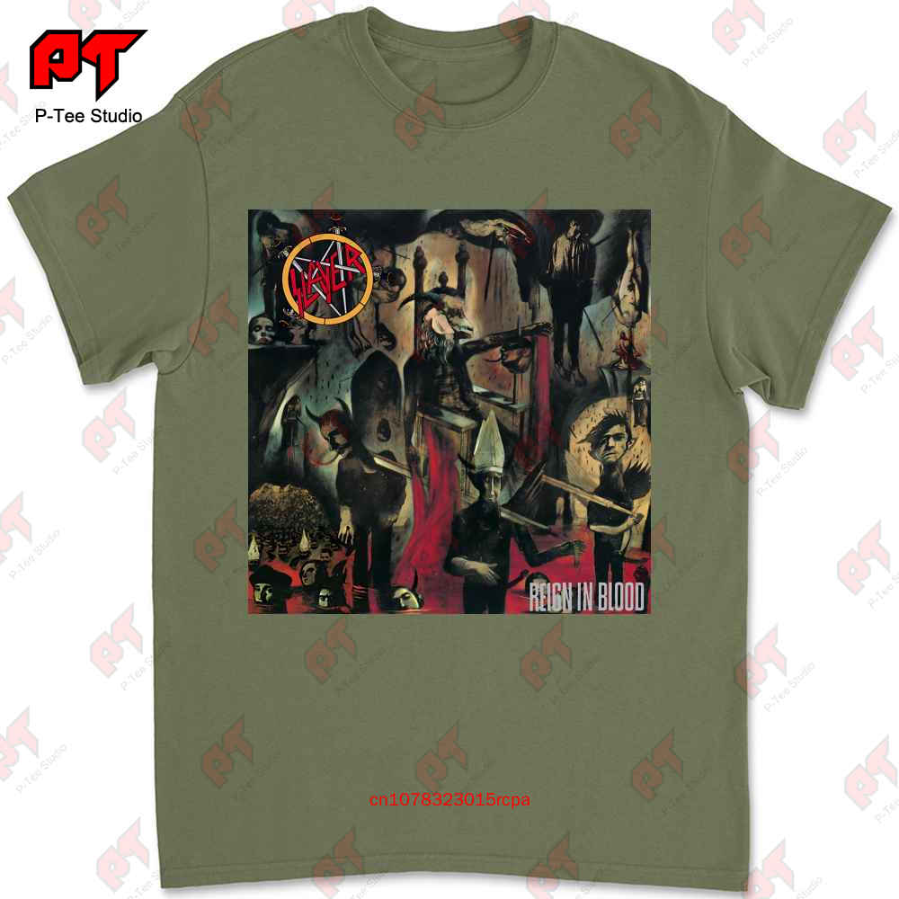 Slayer Reign In Blood Cotton T Shirt P0L4 4XL
Slayer Reign In Blood Cotton T Shirt P0L4 4XL