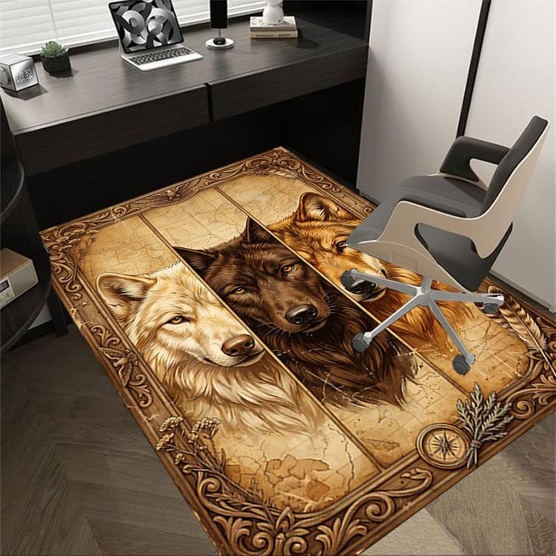1PC Wolf Pack Non-Slip Floor Carpet Compatible for Office&Living Room&Bedroom&Dining room - Soft & Pattern-G0346 60cm by 90cm
1PC Wolf Pack Non-Slip Floor Carpet Compatible for Office&Living Room&Bedroom&Dining room - Soft & Pattern-G0346 60cm by 90cm