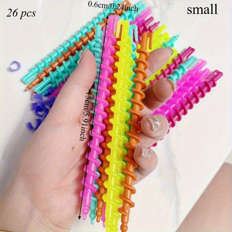 26-piece mixed color spiral curling iron - heat-resistant plastic curling iron, suitable for salons and homes, DIY hair essentia
26-piece mixed color spiral curling iron - heat-resistant plastic curling iron, suitable for salons and homes, DIY hair essentia