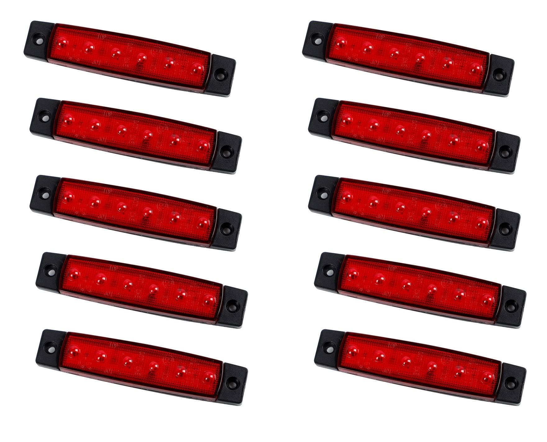 24V LED Side Marker Lamp for Cars, 6 Rows, General красный
24V LED Side Marker Lamp for Cars, 6 Rows, General красный