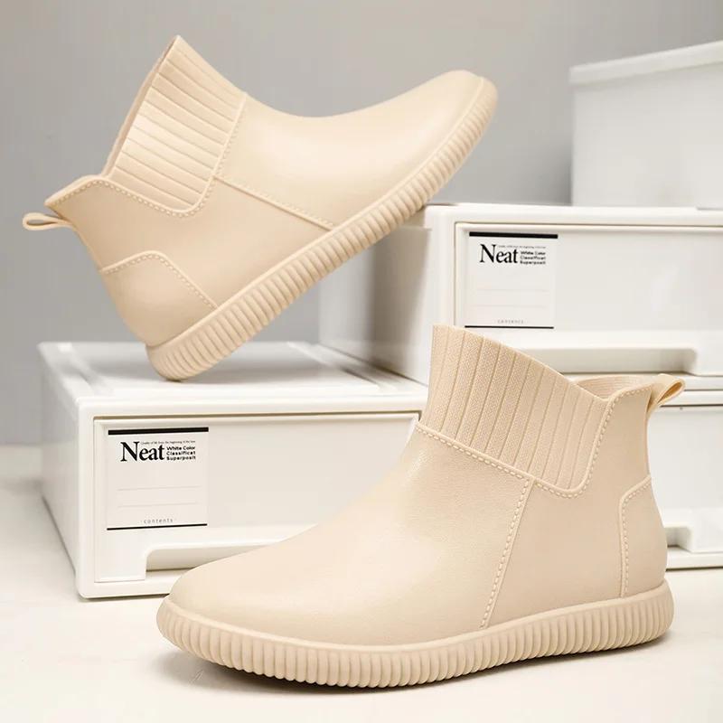 New Style Women s Casual Waterproof Rain Boots - Trendy and Fashionable Rain Shoes for All Seasons 40 хакі
New Style Women s Casual Waterproof Rain Boots - Trendy and Fashionable Rain Shoes for All Seasons 40 хакі