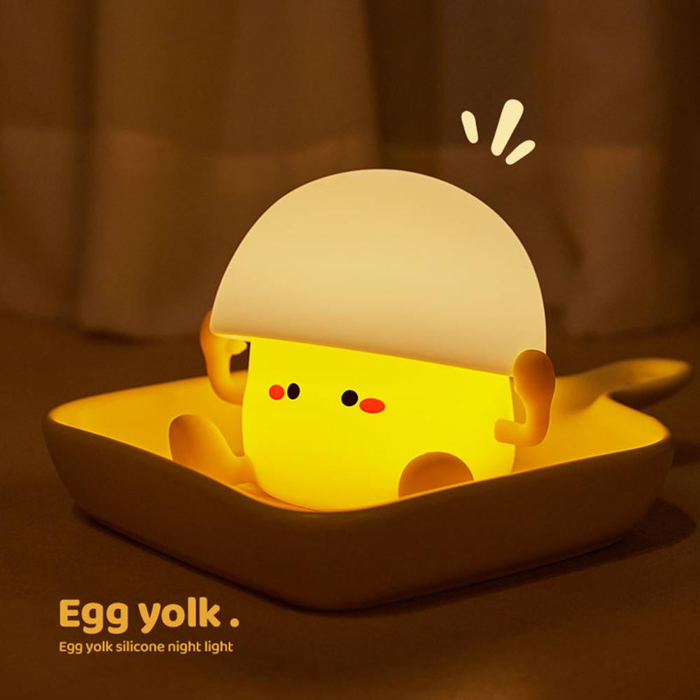A025 Egg Yolk Silicone Night Light Tap Control USB Rechargeable Bedside Lamp Kids Toy Gift A
A025 Egg Yolk Silicone Night Light Tap Control USB Rechargeable Bedside Lamp Kids Toy Gift A
