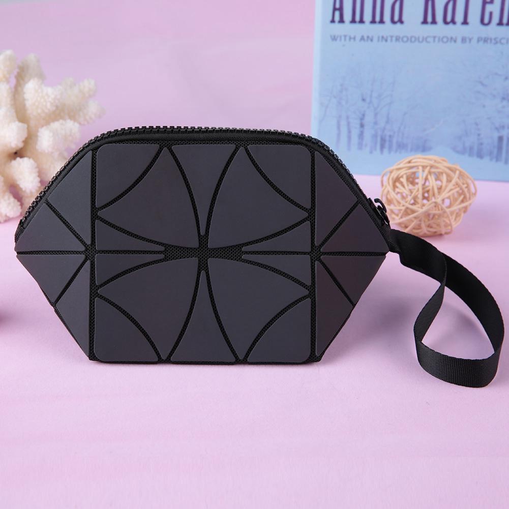 Glossy Geometric Striped Cosmetic Bag Foldable Storage Bag Portable Travel Makeup Organizer Bag
Glossy Geometric Striped Cosmetic Bag Foldable Storage Bag Portable Travel Makeup Organizer Bag