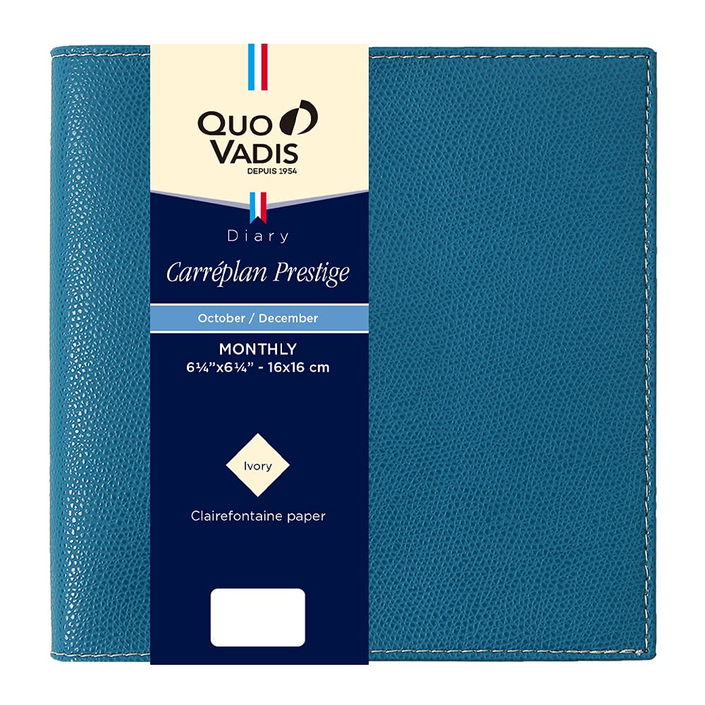 QUOVADIS 2026 Planner Diary Caleplan Prestige/Club (Monthly Block, Starts Oct 2025, Square Size 16x16cm) blue plasse qv12402bp
QUOVADIS 2026 Planner Diary Caleplan Prestige/Club (Monthly Block, Starts Oct 2025, Square Size 16x16cm) blue plasse qv12402bp