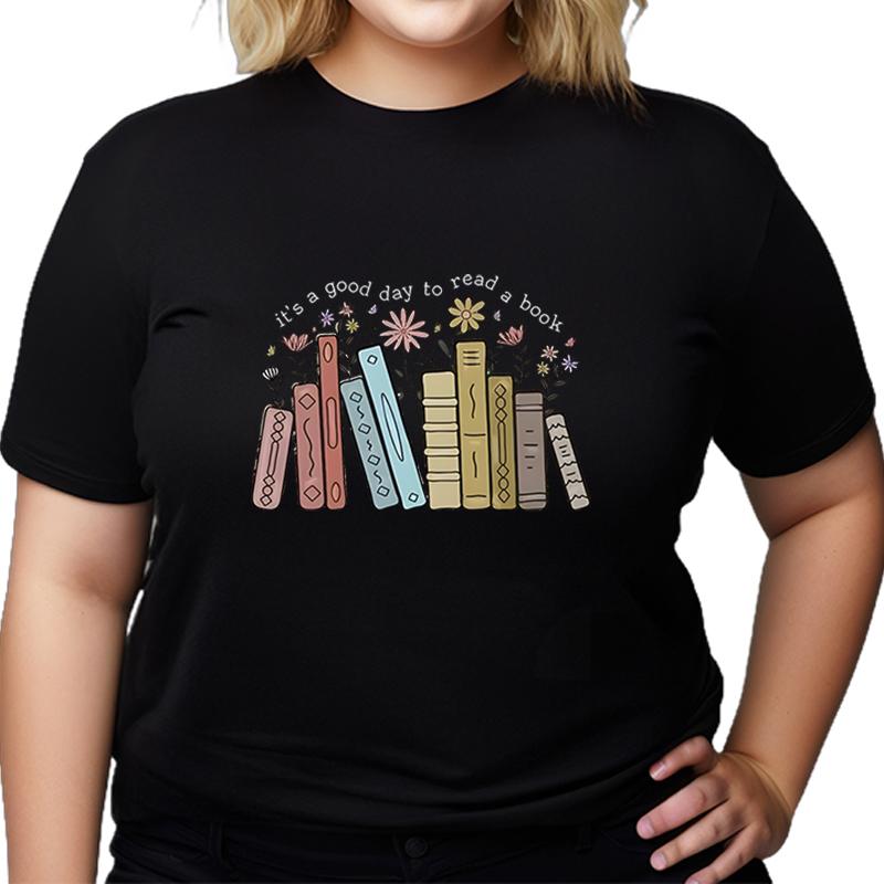 Book Lover Oversized T Shirt It s A Good Day To Read A Book Flowers T-shirt Woman Floral Book Summer Round Neck T Shirts
Book Lover Oversized T Shirt It s A Good Day To Read A Book Flowers T-shirt Woman Floral Book Summer Round Neck T Shirts