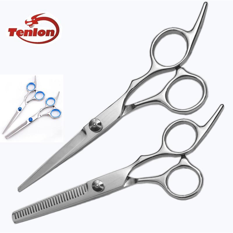 Stainless Steel Hairdressing Scissors Set - Thinning & Cutting Shears for Bangs and Head Hair.
Stainless Steel Hairdressing Scissors Set - Thinning & Cutting Shears for Bangs and Head Hair.