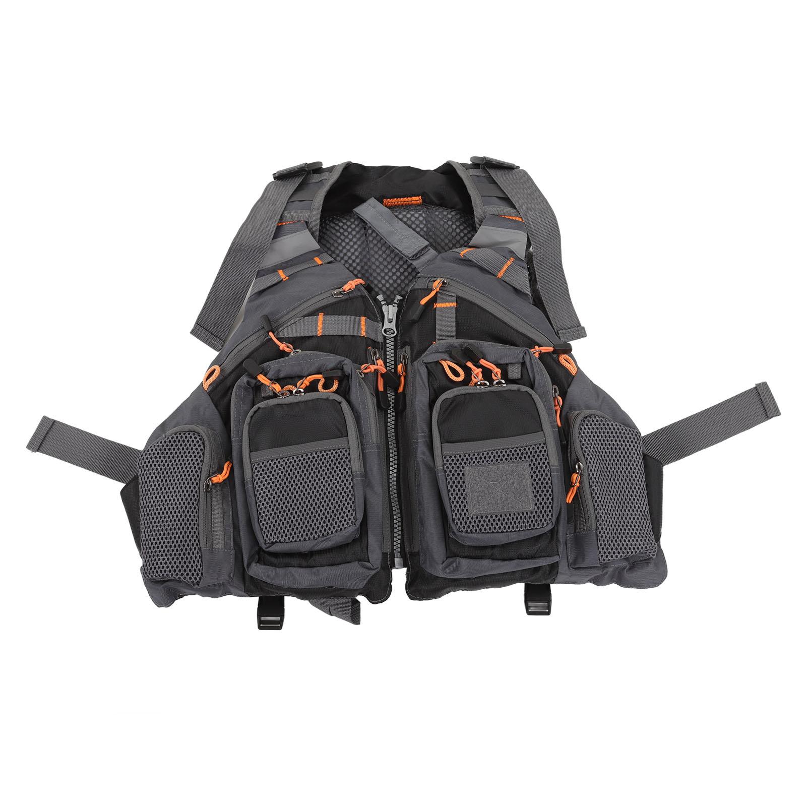 Fishing Vest Backpack Adjustable Shoulder Straps and Belt Black Average Size for Men and Women Outdoor Activity
Fishing Vest Backpack Adjustable Shoulder Straps and Belt Black Average Size for Men and Women Outdoor Activity