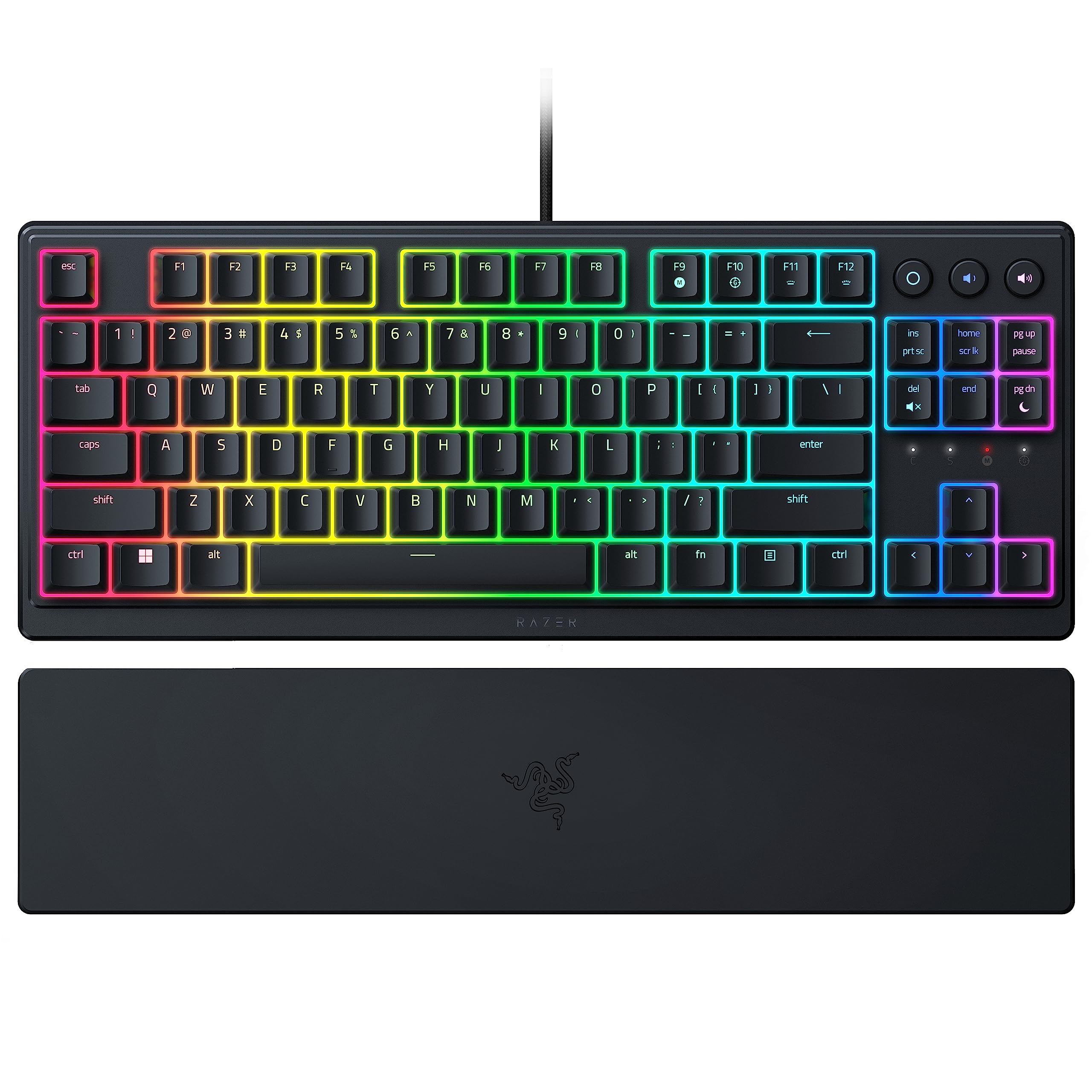 Razer Razer Ornata V3 Tenkeyless Tenkeyless thin wired keyboard with mechanical membrane switches with a comfortable click feeling Low profile чорний
Razer Razer Ornata V3 Tenkeyless Tenkeyless thin wired keyboard with mechanical membrane switches with a comfortable click feeling Low profile чорний