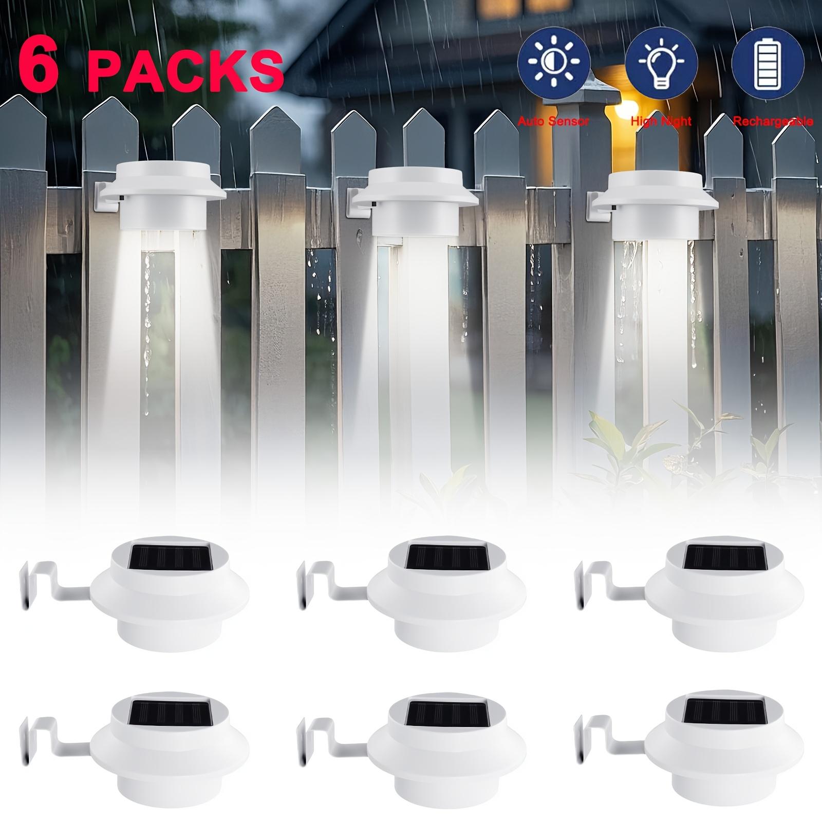 6-Pack Solar Gutter Led Lights Outdoor Waterproof Solar Fence Light for Eaves Garden Landscape Yard Patio Deck Lighting Sun Lamp
6-Pack Solar Gutter Led Lights Outdoor Waterproof Solar Fence Light for Eaves Garden Landscape Yard Patio Deck Lighting Sun Lamp
