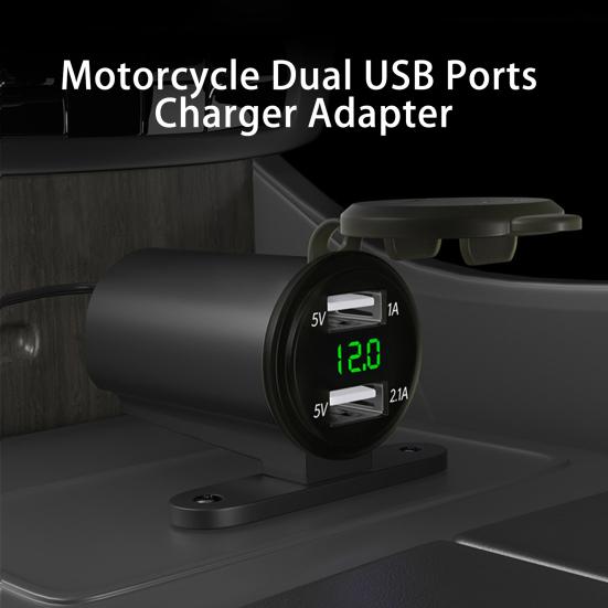 1 Set 3.1A Voltmeter Motorcycle Charger Display Digital Motorcycle Fast Charging Dual USB
1 Set 3.1A Voltmeter Motorcycle Charger Display Digital Motorcycle Fast Charging Dual USB