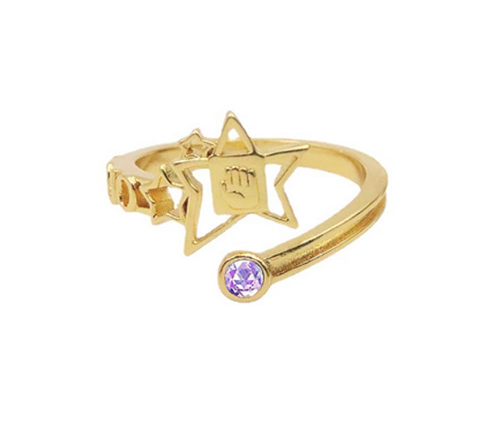 RyuuCos Bizarre Adventure Stone Ocean Jotaro Kujo Platinum Star Gold Christmas JoJo s Ring, Accessory, Disguise, Costume, Gift, Cosplay, Event,
RyuuCos Bizarre Adventure Stone Ocean Jotaro Kujo Platinum Star Gold Christmas JoJo s Ring, Accessory, Disguise, Costume, Gift, Cosplay, Event,