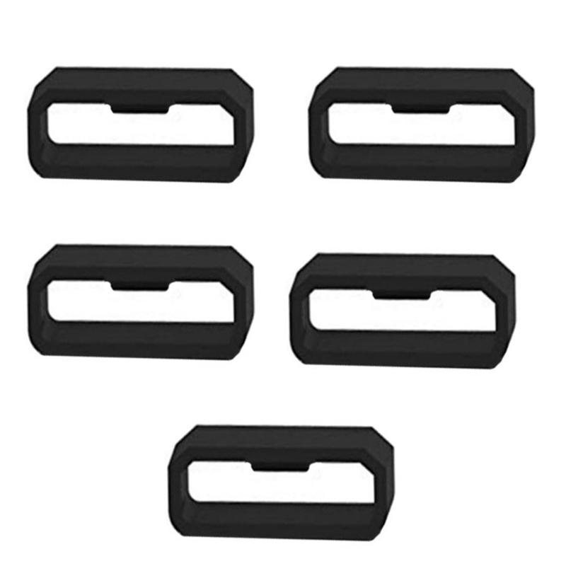 5Pcs Fastener Rings for Smartwatch Band Keeper, Silicone Replacement Watch Band Loop/Holder/Retainer 20MM
5Pcs Fastener Rings for Smartwatch Band Keeper, Silicone Replacement Watch Band Loop/Holder/Retainer 20MM