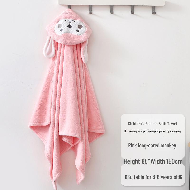 Children s Quick-Dry Hooded Cartoon Bathrobe - Coral Fleece Baby Bath Towel Cloak 140*70cm Thickened
Children s Quick-Dry Hooded Cartoon Bathrobe - Coral Fleece Baby Bath Towel Cloak 140*70cm Thickened