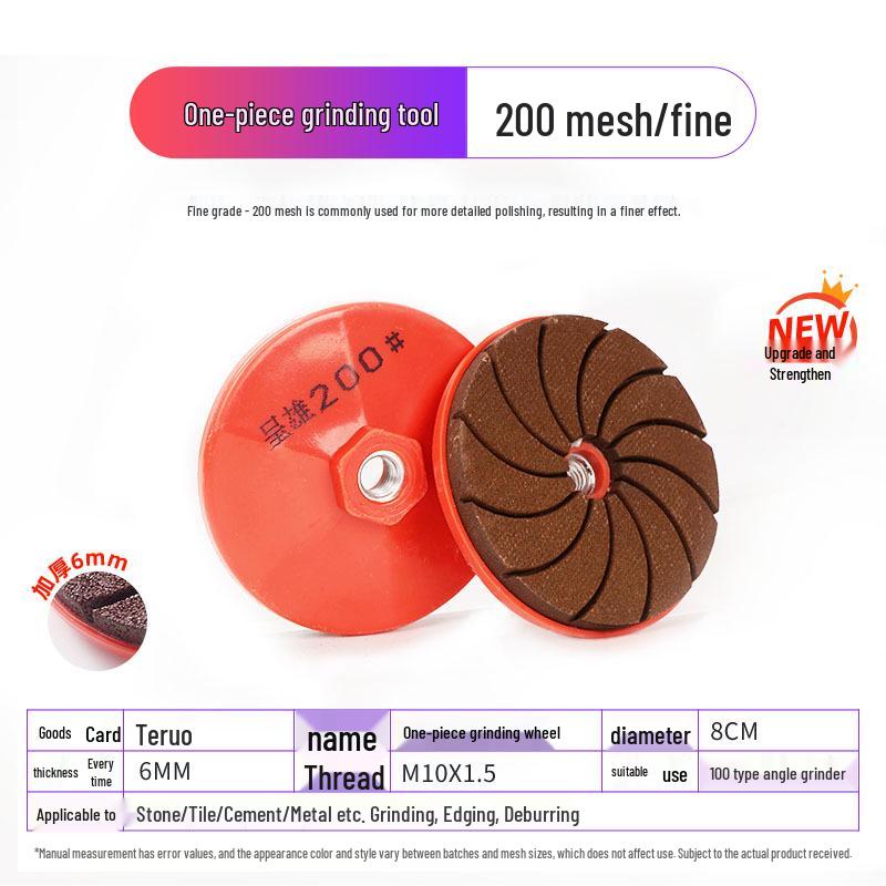 Multi-Functional Grinding Disc for Stone & Tile: Chamfering, Trimming, Polishing Wheel
Multi-Functional Grinding Disc for Stone & Tile: Chamfering, Trimming, Polishing Wheel