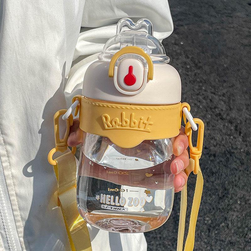 Пластиковая бутылка для воды Kawaii Rabbit для девочек с трубочкой и ремешком, прозрачная, портативная, герметичная, детская бутылка для воды, не содержит BPA Without 3D Stickers
Пластиковая бутылка для воды Kawaii Rabbit для девочек с трубочкой и ремешком, прозрачная, портативная, герметичная, детская бутылка для воды, не содержит BPA Without 3D Stickers