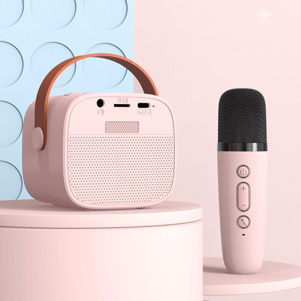 Беспроводной портативный Bluetooth-динамик Портативный караоке Bluetooth-динамик K1 Беспроводной динамик караоке
Беспроводной портативный Bluetooth-динамик Портативный караоке Bluetooth-динамик K1 Беспроводной динамик караоке