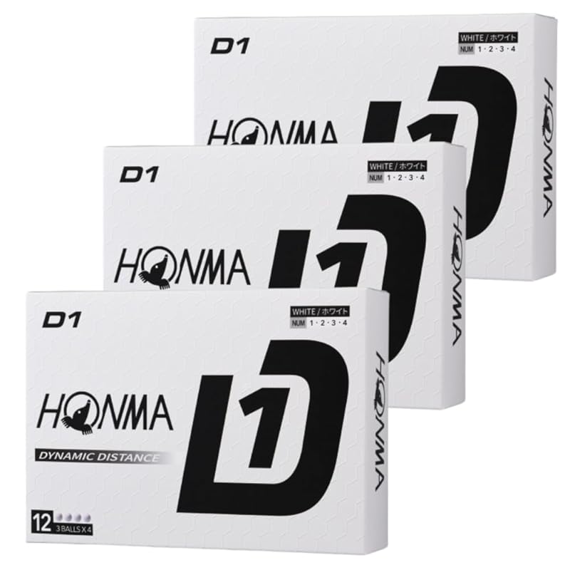 Honma Golf D1 ball golf ball 2024 model BT2401 white 3 dozen 36 balls Flying distance *Comes with original shop card
Honma Golf D1 ball golf ball 2024 model BT2401 white 3 dozen 36 balls Flying distance *Comes with original shop card