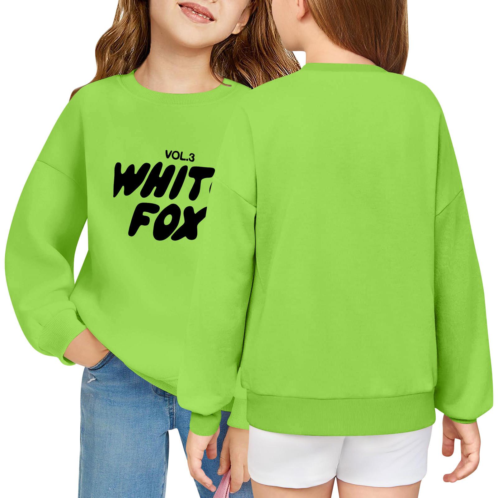 Kids Long Sleeve Loose Pullover Letter Printed Round Neck Sweatshirt 120
Kids Long Sleeve Loose Pullover Letter Printed Round Neck Sweatshirt 120