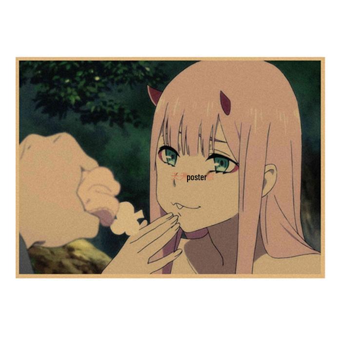 Retro Kraft Paper Poster: DARLING in the FRANXX Anime Wall Art 29.7X42cm (A3 size)
Retro Kraft Paper Poster: DARLING in the FRANXX Anime Wall Art 29.7X42cm (A3 size)