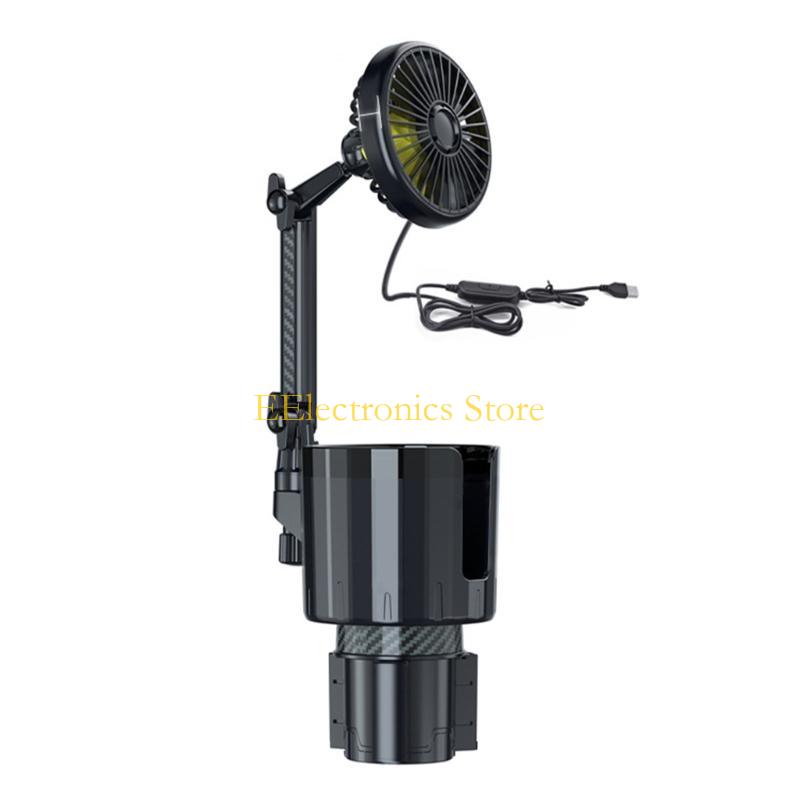 B03C Car Cup Holder USB Car Fan 2 in 1 Adjust Speed 360 Degree Rotating Fan for Refreshing Air Anywhere
B03C Car Cup Holder USB Car Fan 2 in 1 Adjust Speed 360 Degree Rotating Fan for Refreshing Air Anywhere