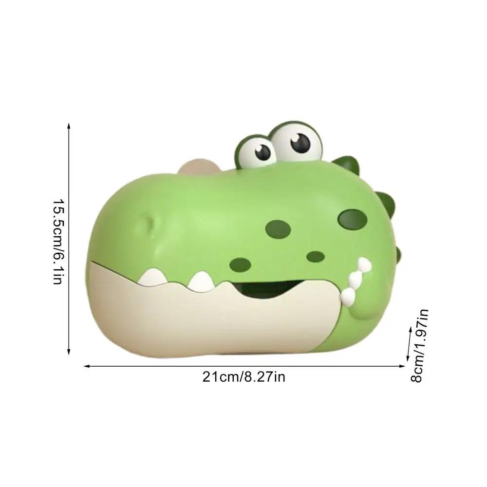 Electric Dinosaur Bath Bubble Machine Automatic Music Bubble Blower With Suction Cup Baby Bathing Water Playing Toddlers Toy Sets
Electric Dinosaur Bath Bubble Machine Automatic Music Bubble Blower With Suction Cup Baby Bathing Water Playing Toddlers Toy Sets