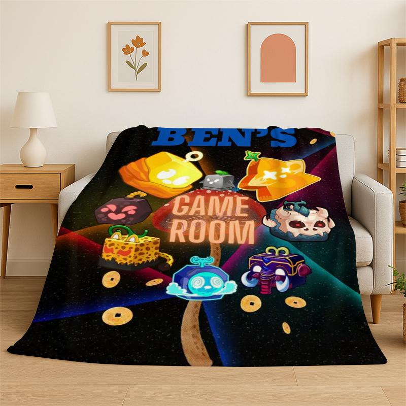 Classic B-Blox Fruit Cartoon Game Flannel Blanket Soft Warm Throw Blanket for Bedroom Living Room Bed Travel Camping Picnic 75x90cm
Classic B-Blox Fruit Cartoon Game Flannel Blanket Soft Warm Throw Blanket for Bedroom Living Room Bed Travel Camping Picnic 75x90cm