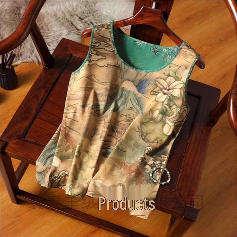 Chinese Style Print Wide Strap Summer Tank Top for Women – Round Neck, Slim Fit, Stylish M 45-50kg
Chinese Style Print Wide Strap Summer Tank Top for Women – Round Neck, Slim Fit, Stylish M 45-50kg
