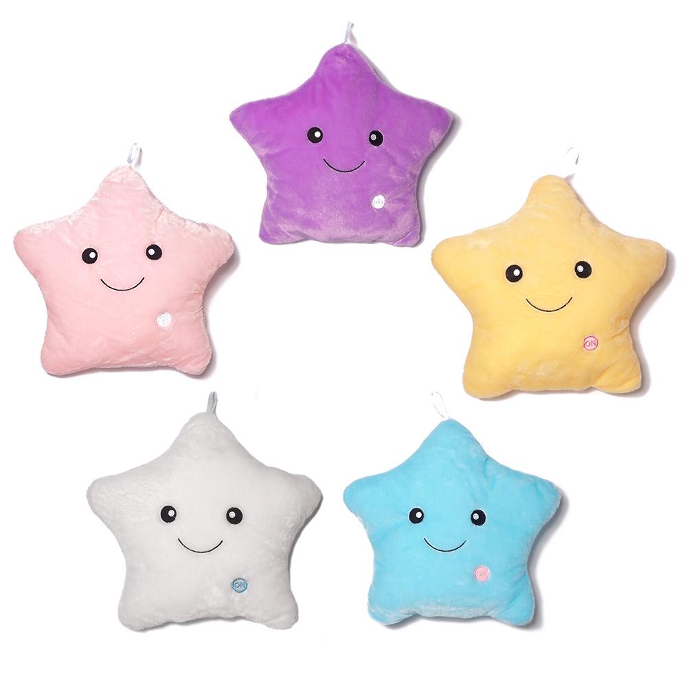 Luminous pillow Colorful LED Luminous Stars LED Light Pillow Plush Pillow Cushion Kids Toys Gifts
Luminous pillow Colorful LED Luminous Stars LED Light Pillow Plush Pillow Cushion Kids Toys Gifts