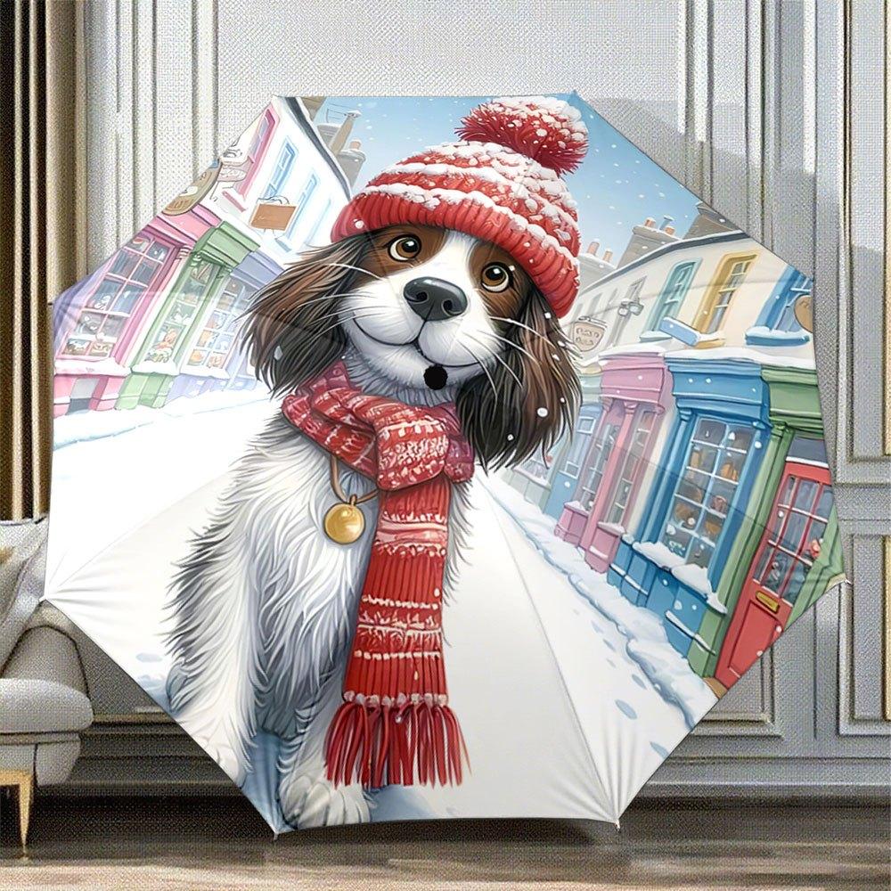 1pc Automatic Umbrella with Cute Dog Design (Collapsible) - Auto Open/Close, 8-Rib Windproof Canopy, Portable Compact Umbrella (as the picture,Iron&8K)
1pc Automatic Umbrella with Cute Dog Design (Collapsible) - Auto Open/Close, 8-Rib Windproof Canopy, Portable Compact Umbrella (as the picture,Iron&8K)